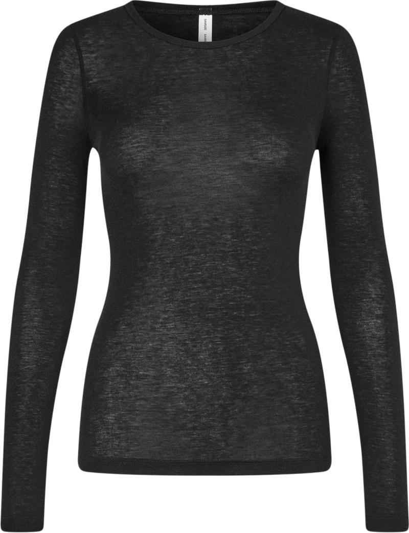 Sadou T-shirt i sort fra Samsøe Samsøe - Black Friday tilbud