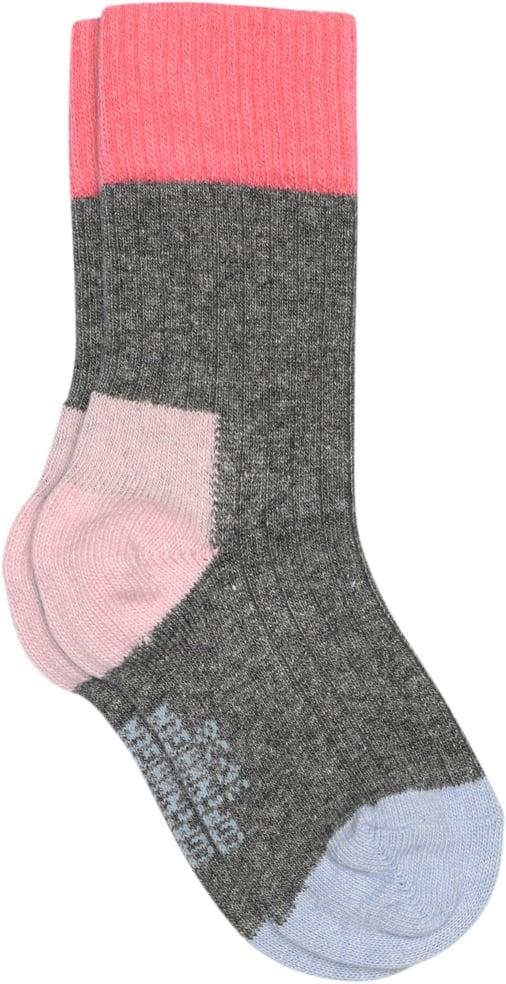 Esther Cashmere Contrast Ankelstrømper - Bløde og Eksklusive