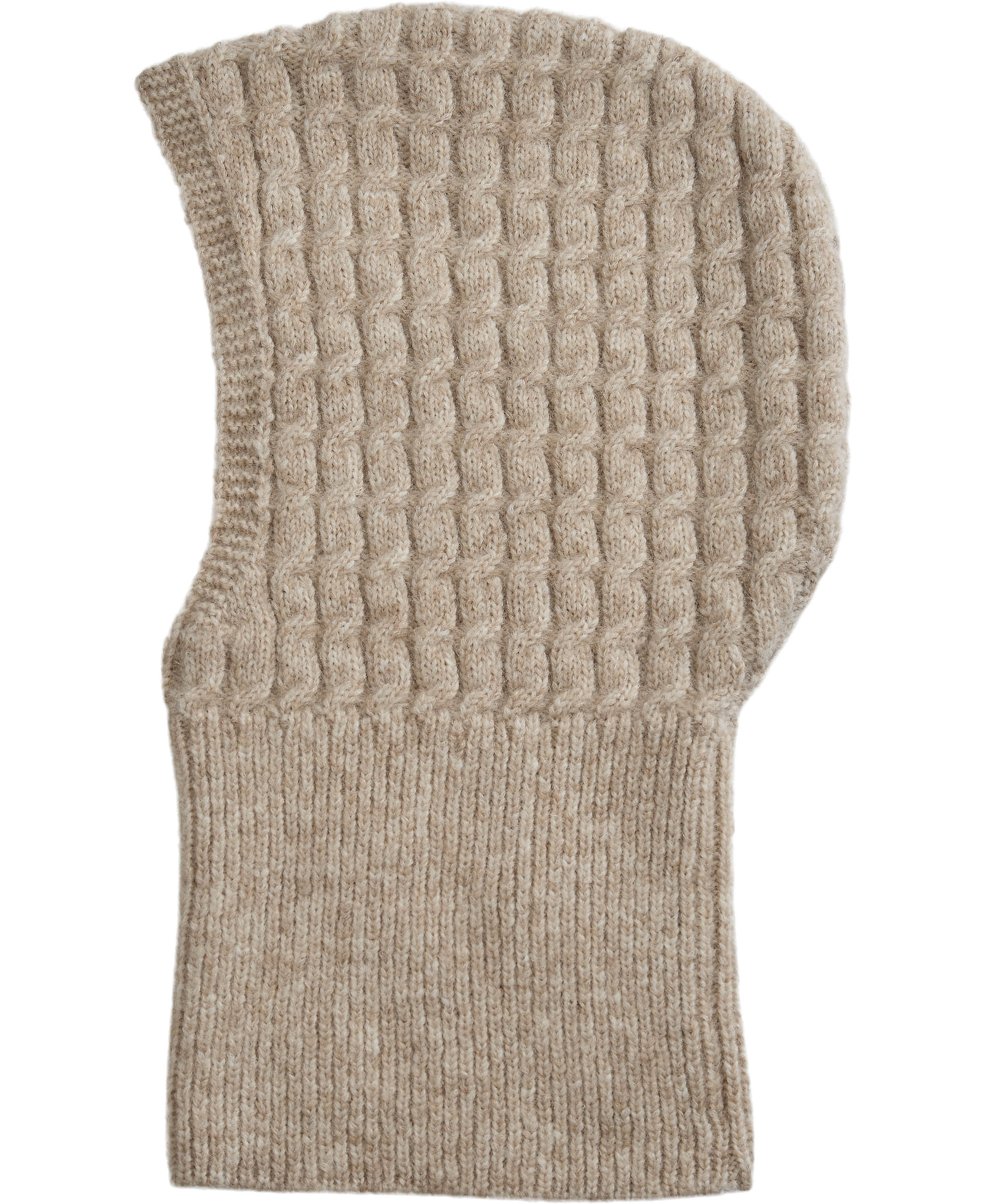 Stilfuld Beige Balaclava Cable fra Magasin Du Nord