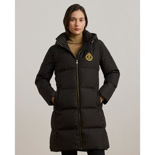 Dunjakke i sort fra Lauren Ralph Lauren - Magasin