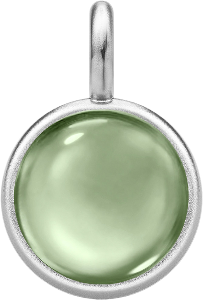 Prime Pendant Rhodium Green fra Julie Sandlau hos Magasin 5704465096190