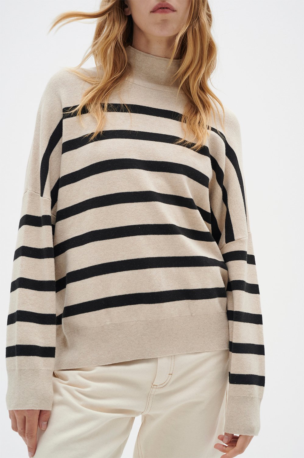 Tenleyiw Rullekravepullover i Sort fra Inwear hos Magasin