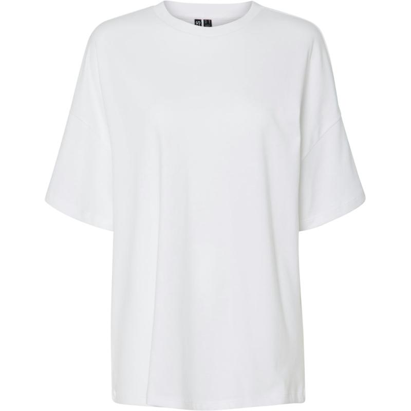 Dame T-shirt Pcauna i Lys Hvid - Must-Have til Garderoben!