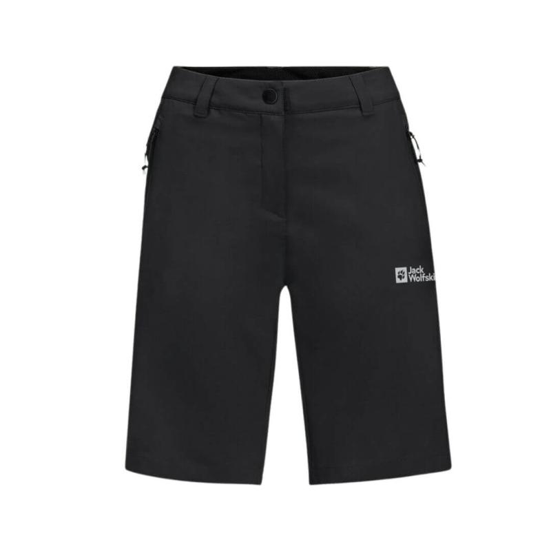 Shorts Dame  Jack Wolfskin Active Track Shorts  Sort hos Backpackerlife.dk