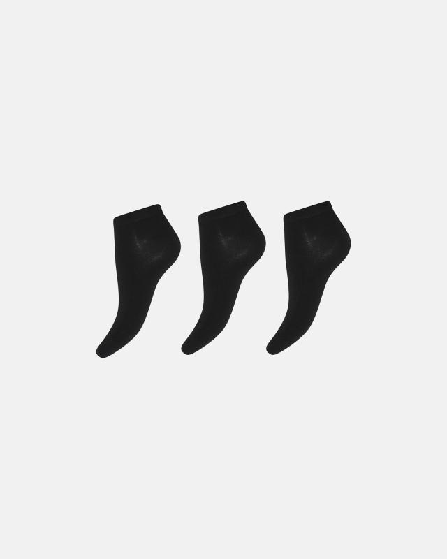 Footies 3 Pak | Bambusviskose | Sort - Fantastisk tilbud!