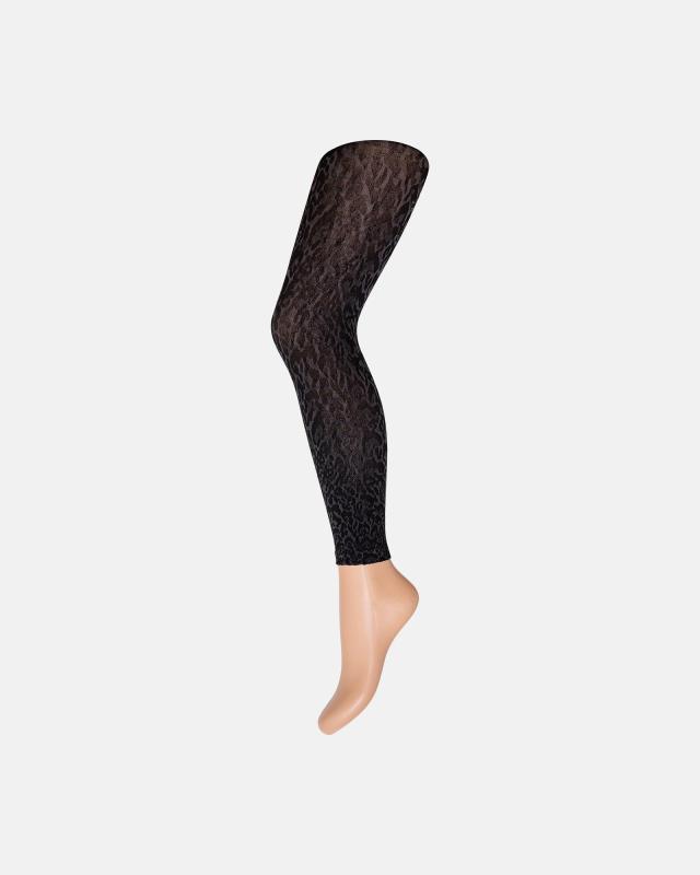 Mørkegrå leopard capri leggings fra Decoy - Must-have!