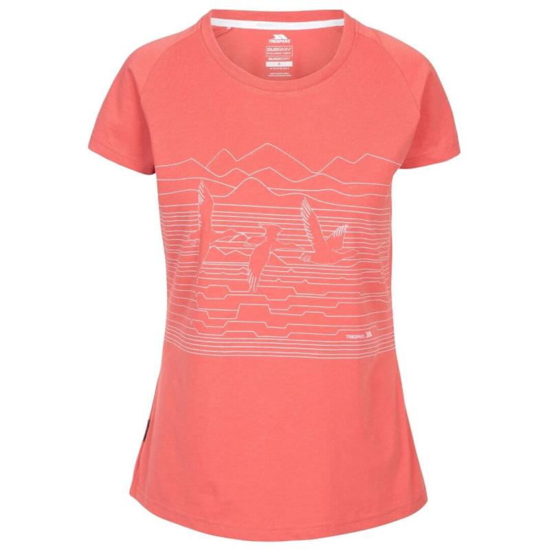 Lyserød T-shirt til kvinder - Dunebug fra Backpackerlife.dk
